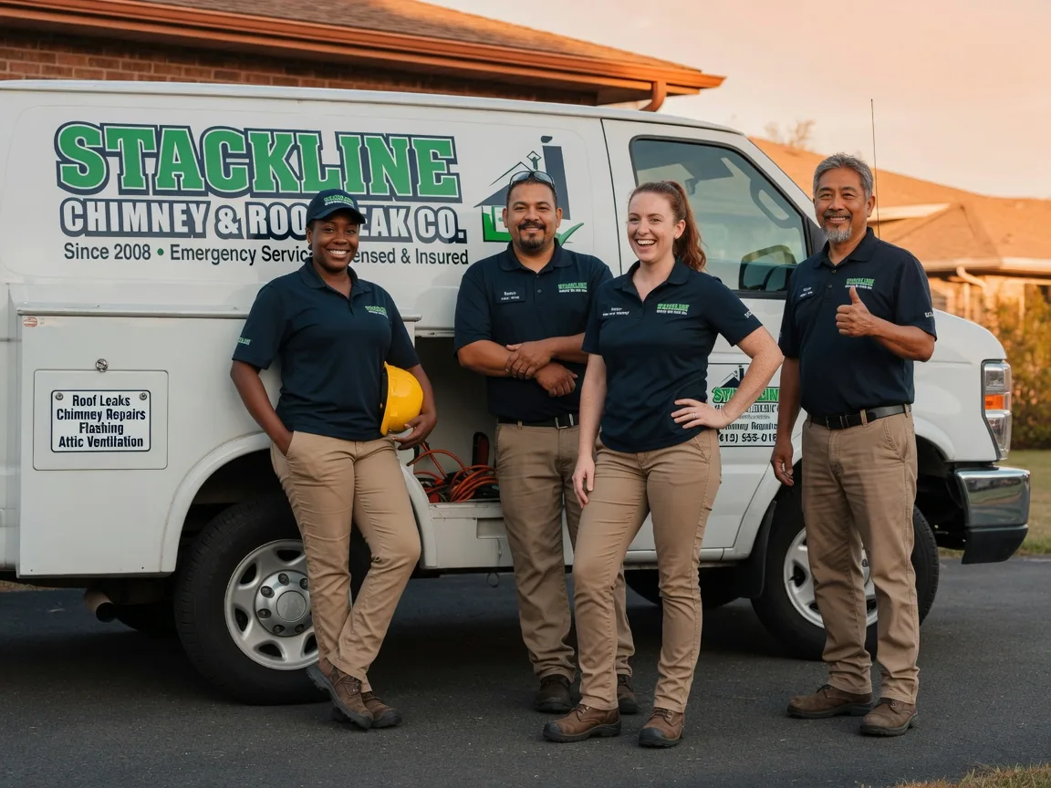 Chimney flashing repair company in Gracemont, OK